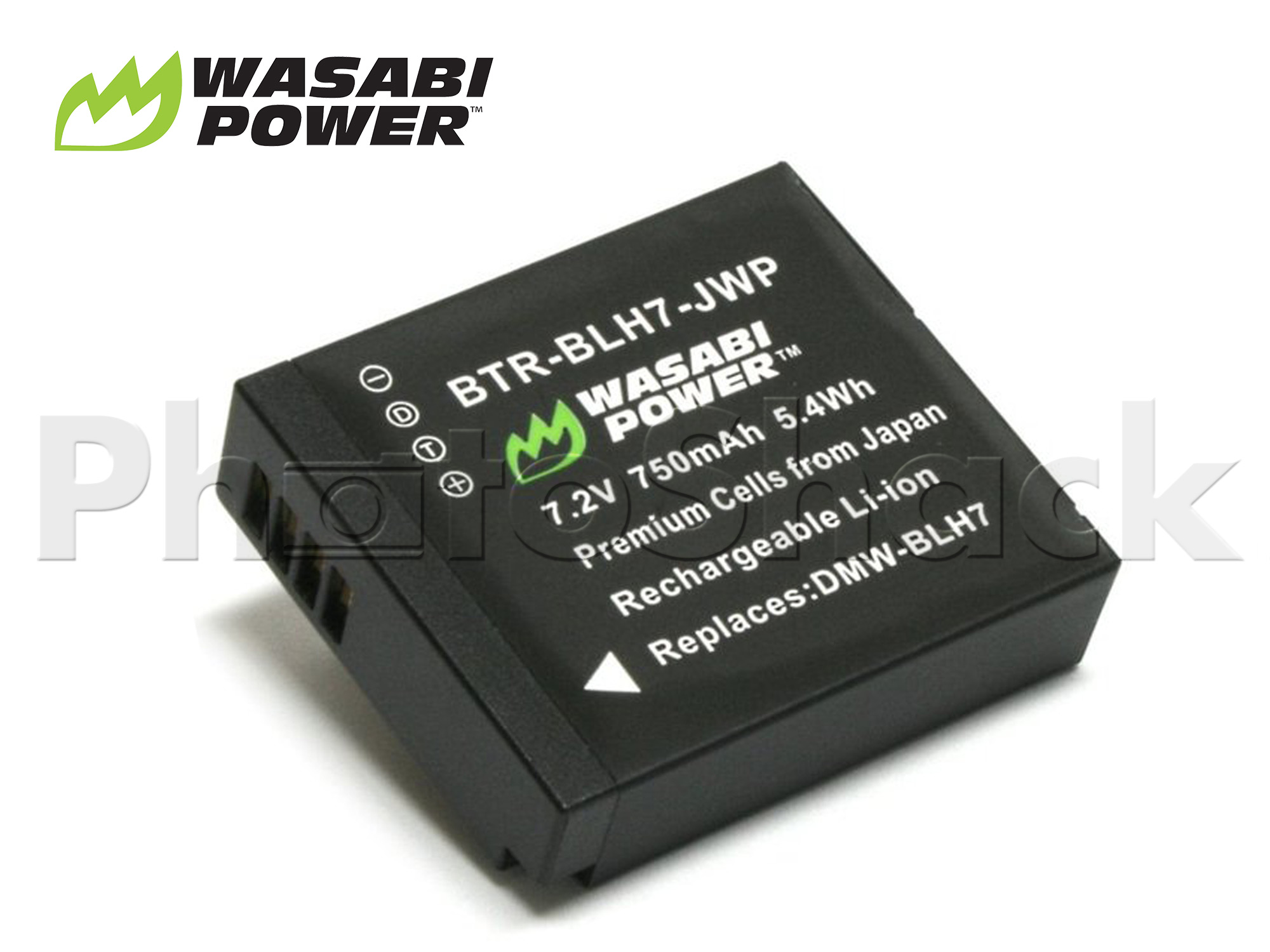DMW-BLH7 Battery for Panasonic - Wasabi Power